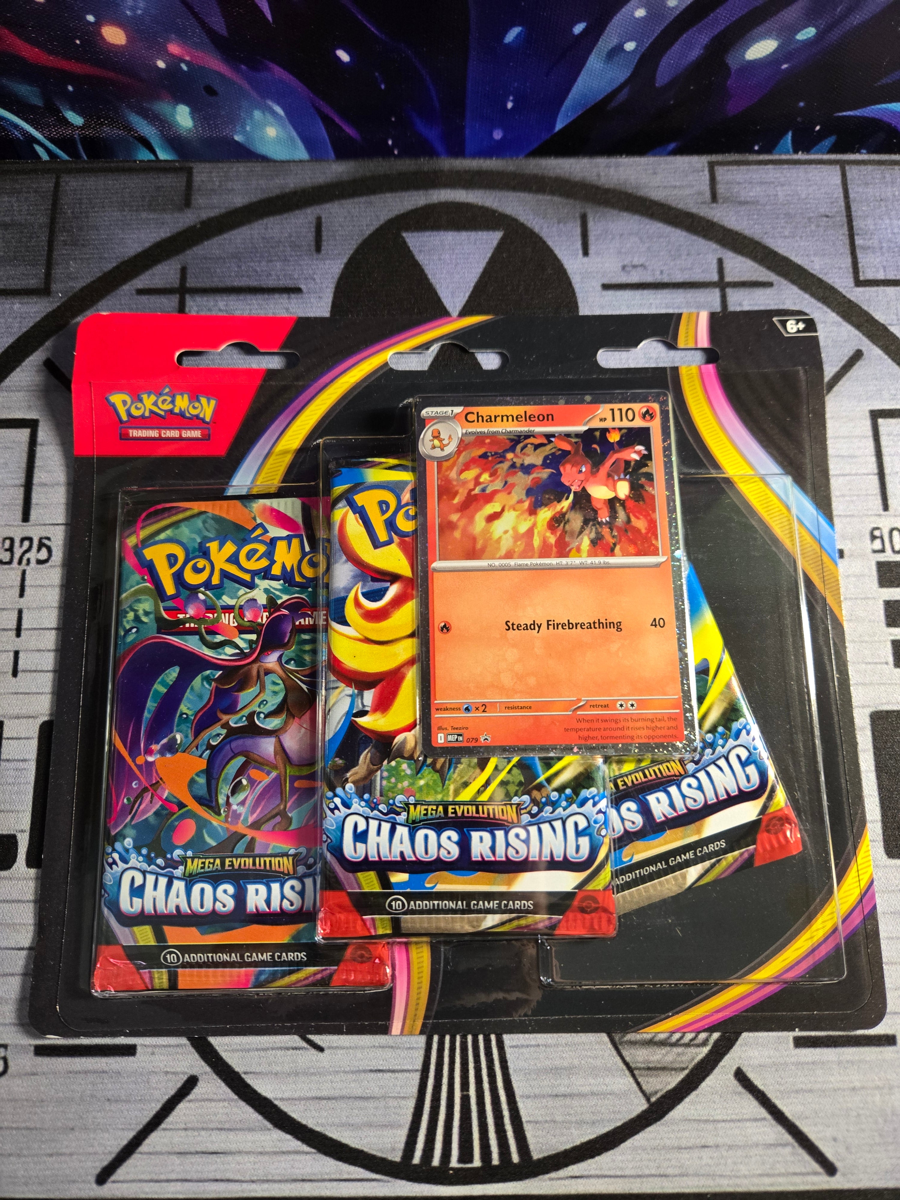 Pokemon Chaos Rising 3 Pack Blister [Charmeleon]