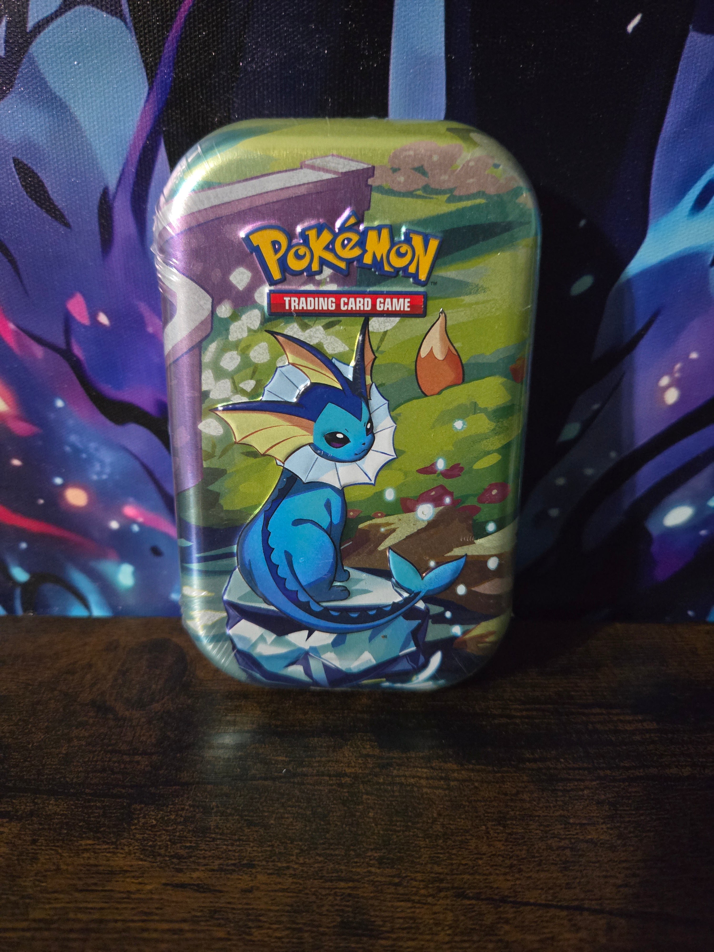 Prismatic Evolutions Mini Tin - Vaporeon Art - Sealed Brand NEW - Pokémon TCG 🔥