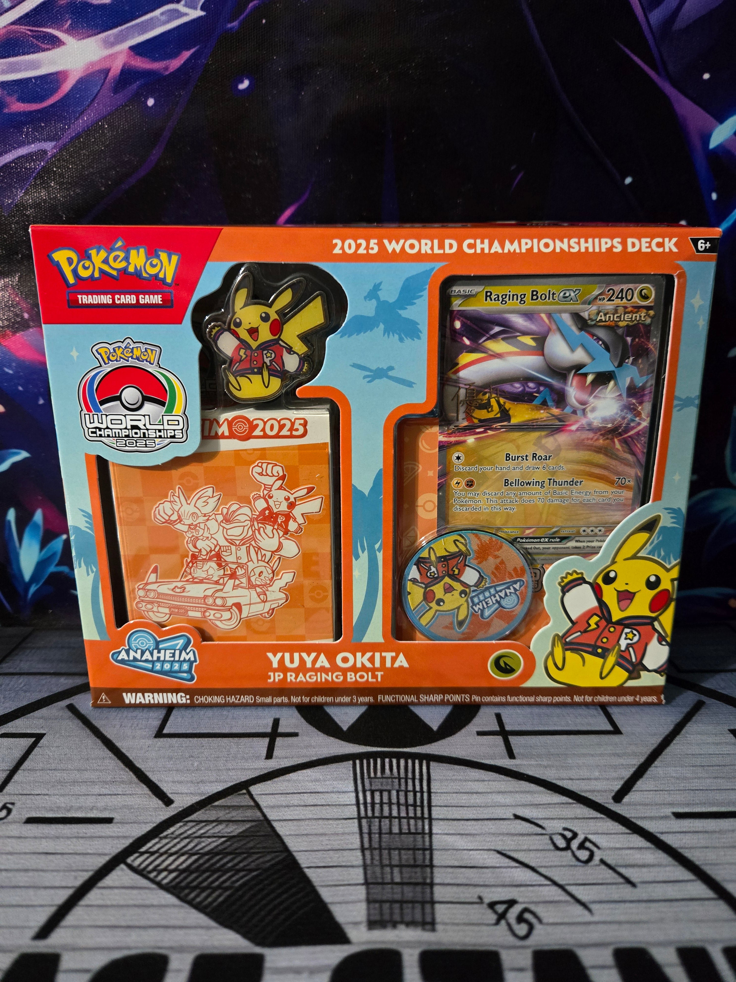 2025 World Championship Deck: Yuyu Okita (JP Raging Bolt) NEW