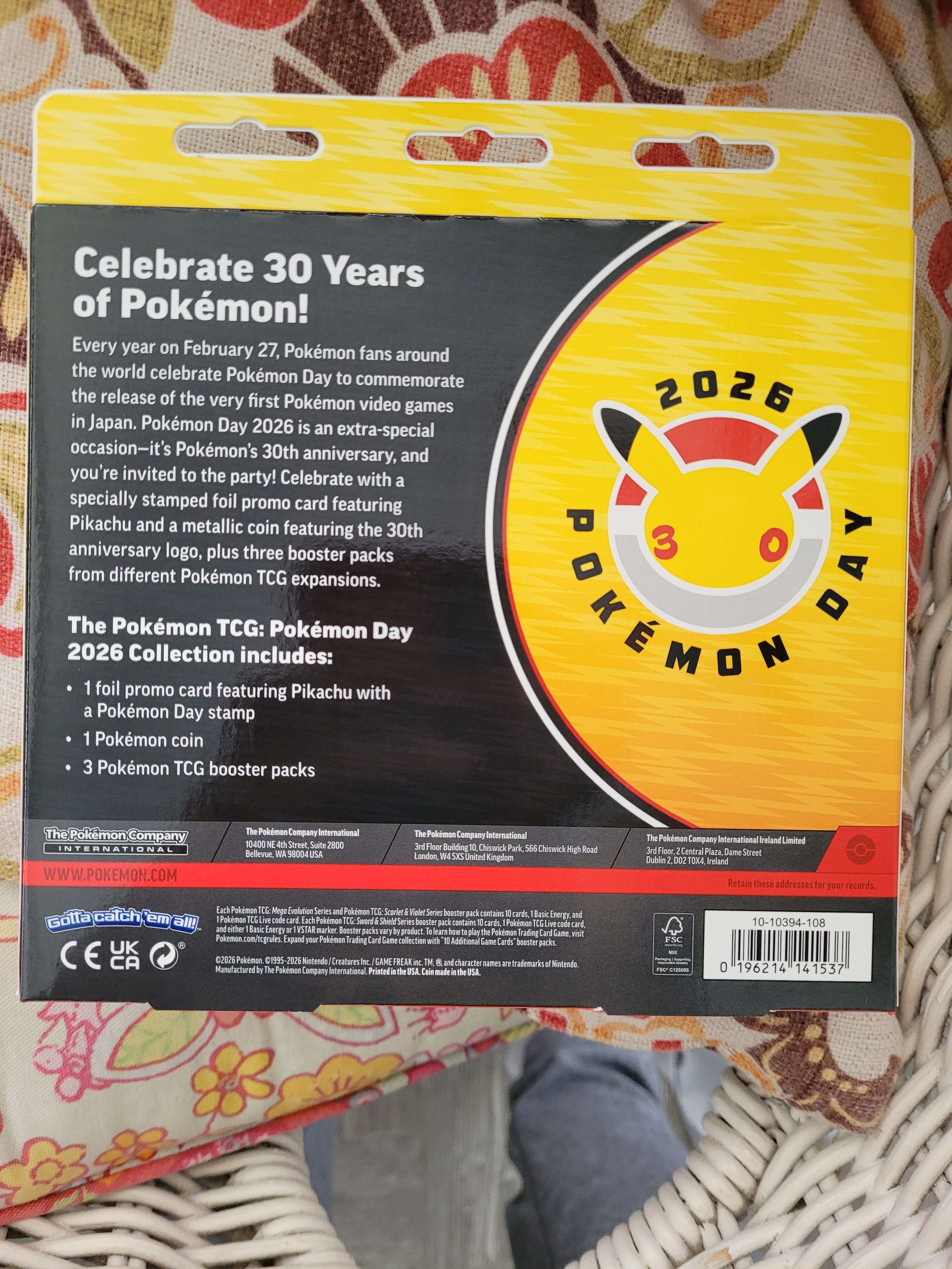 Pokémon TCG - Pokemon Day 2026 Collection Box - Sealed