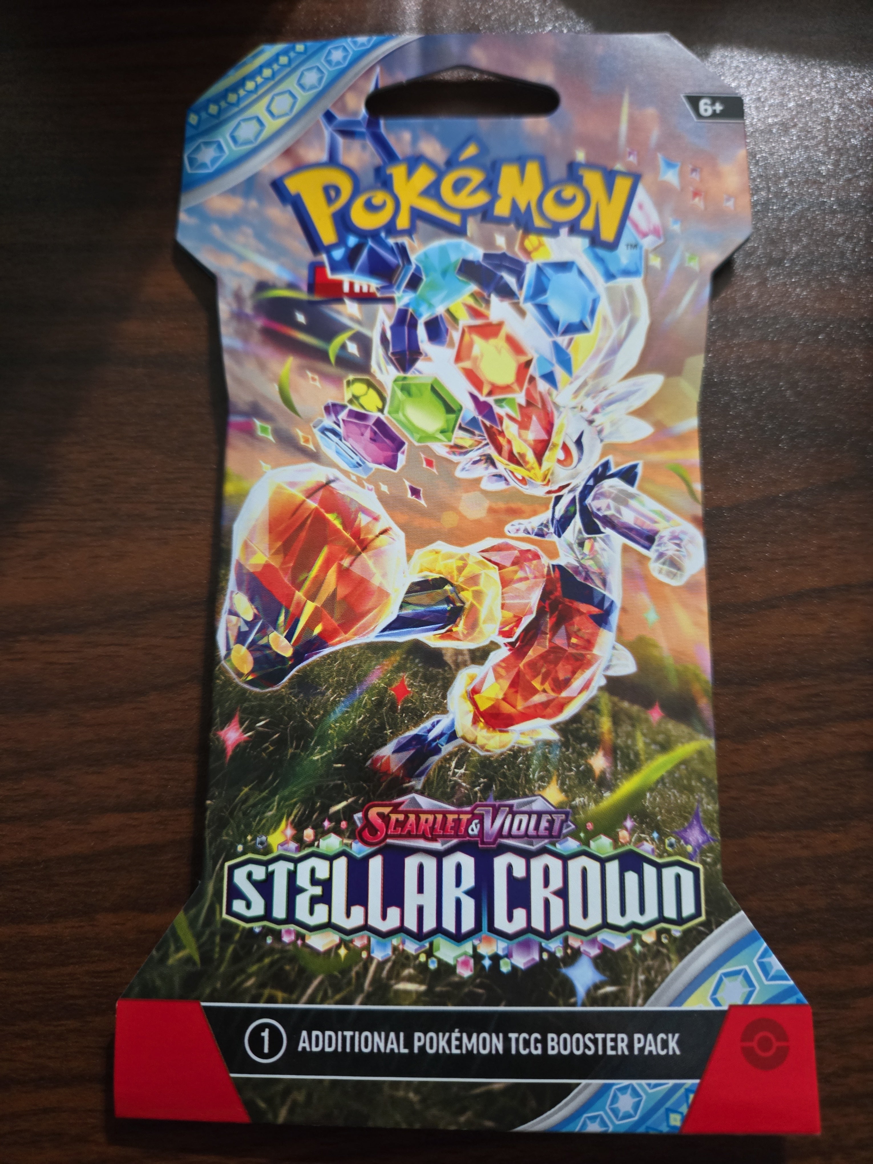 Sleeved Booster Pack Pokémon TCG  Stellar Crown Expansion  NEW SEALED