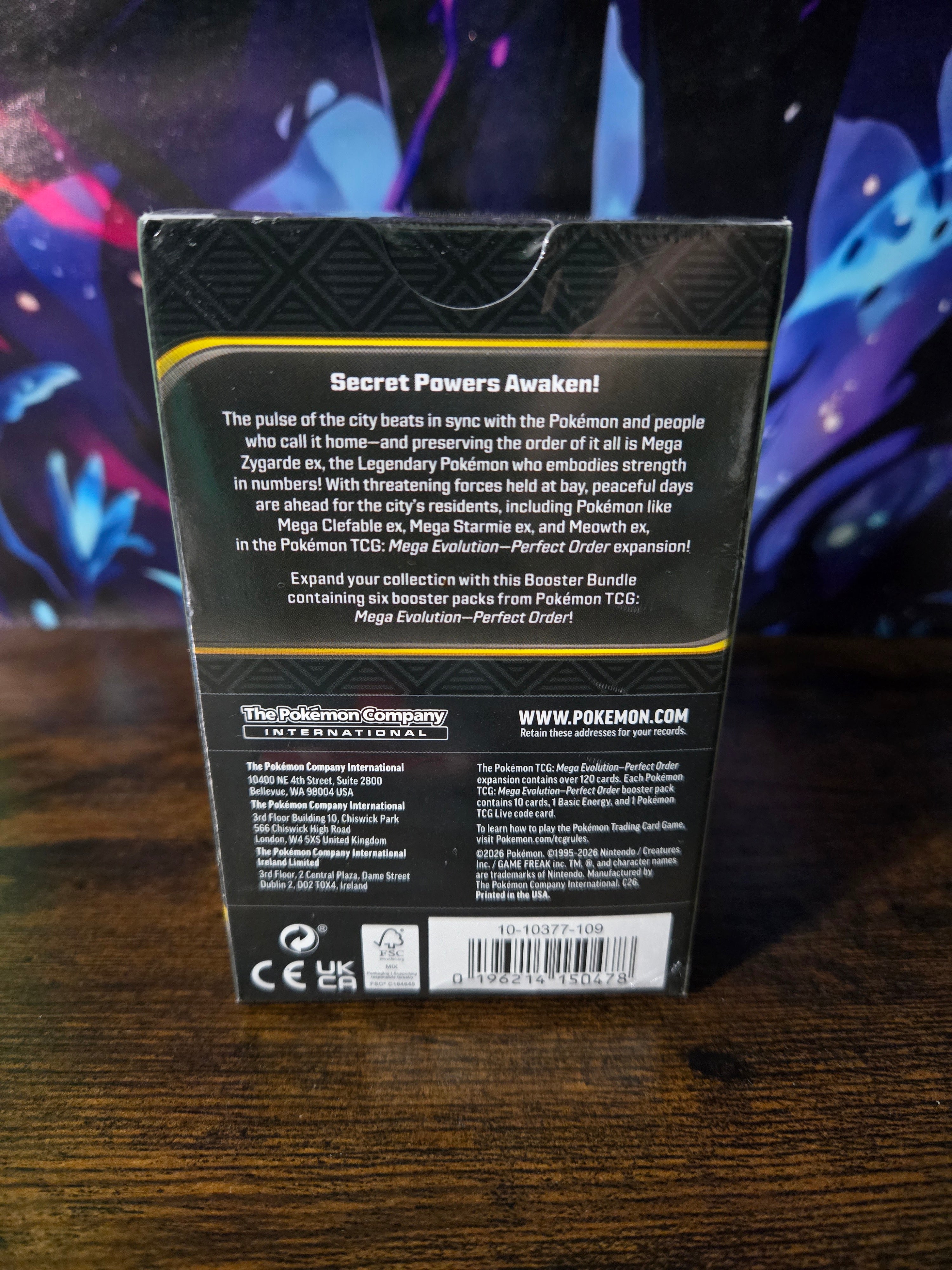Pokemon TCG Mega Evolution Perfect Order Booster Bundle, Sealed
